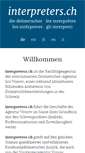 Mobile Screenshot of interpreters.ch